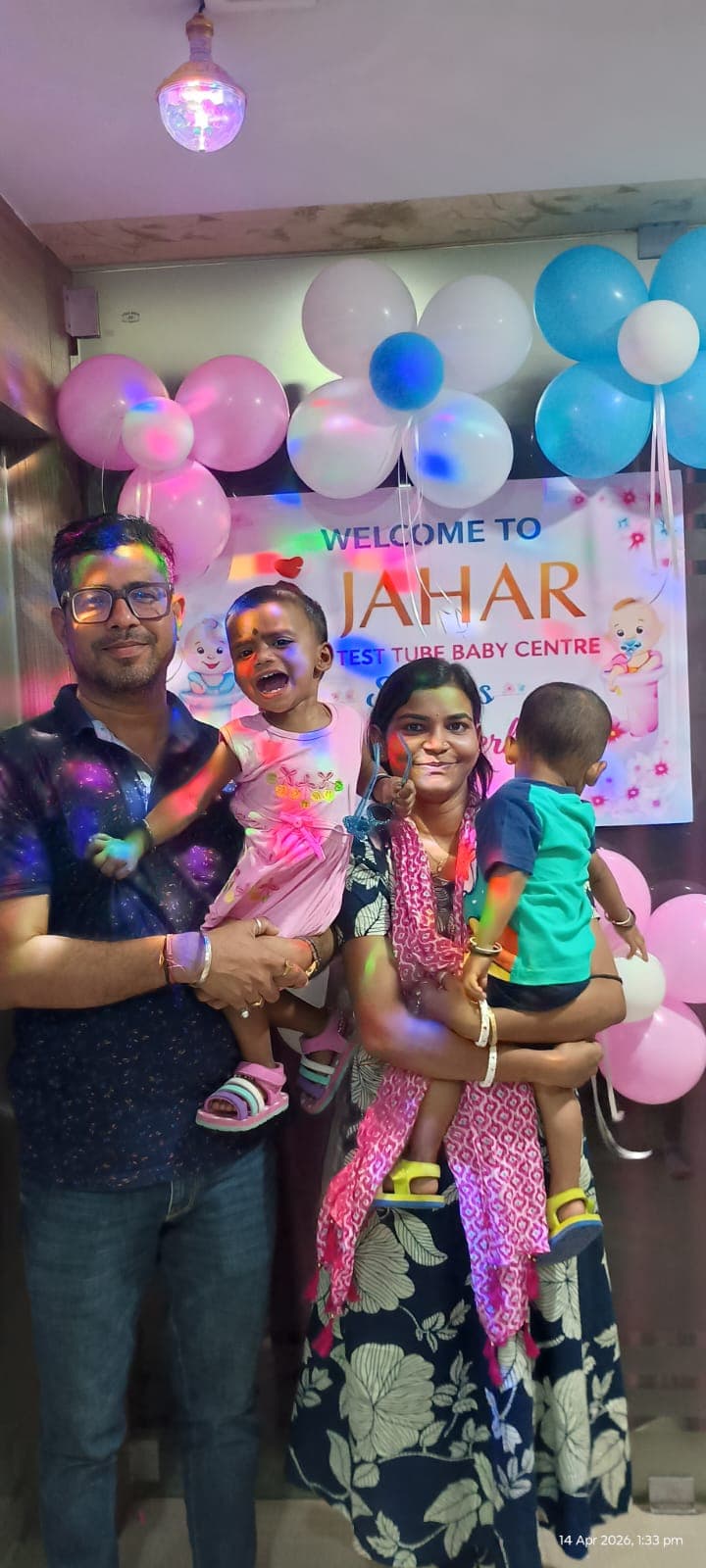 Happy parent at Jahar IVF 10