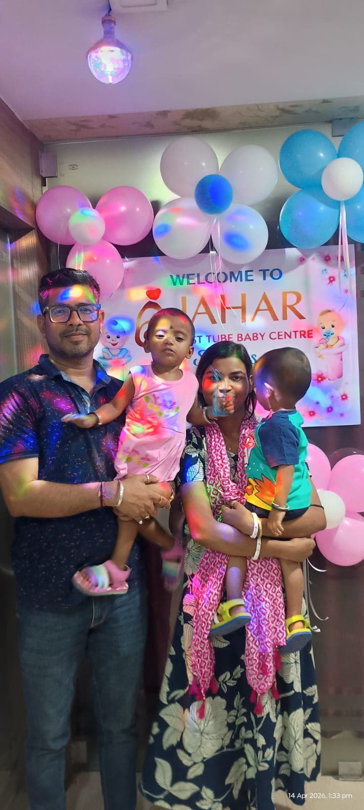 Happy parent at Jahar IVF 11