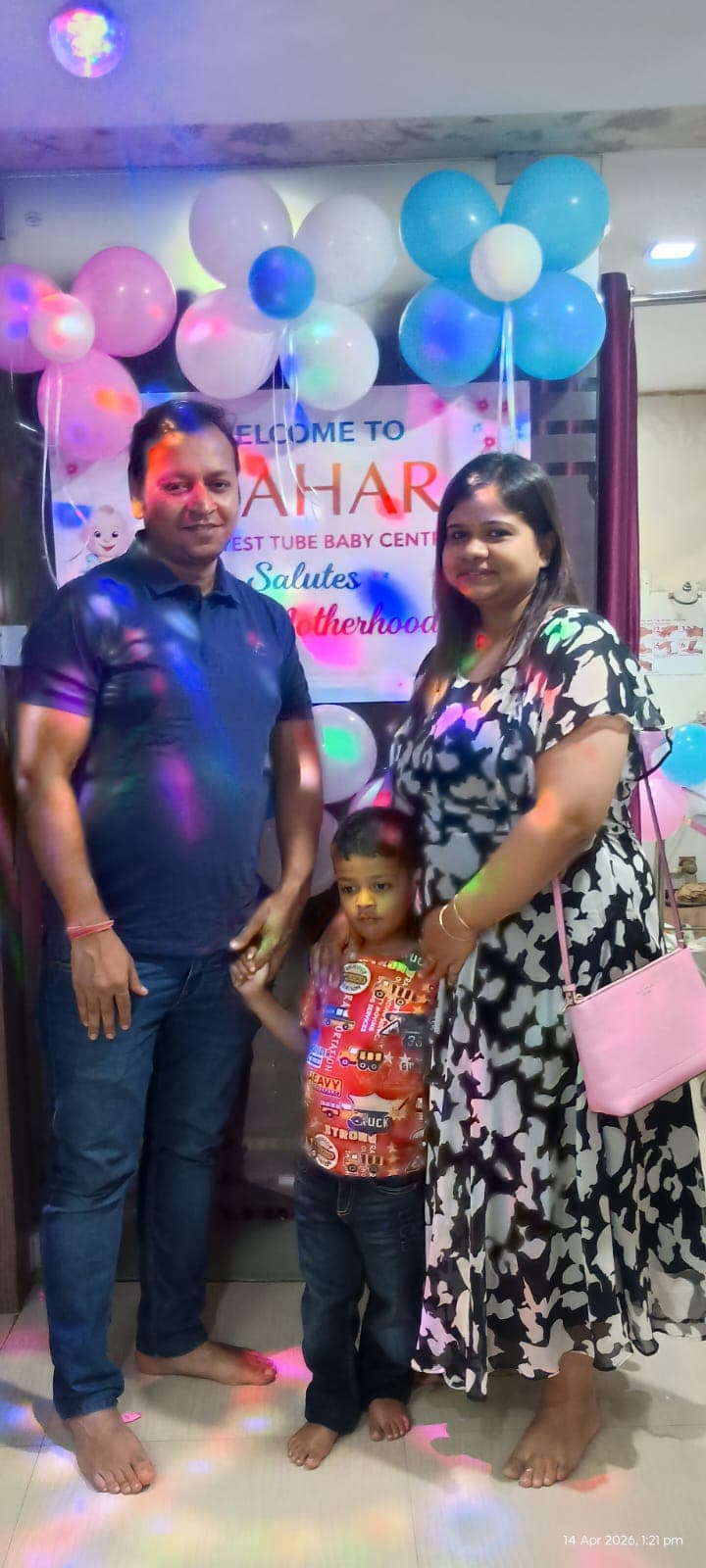 Happy parent at Jahar IVF 12