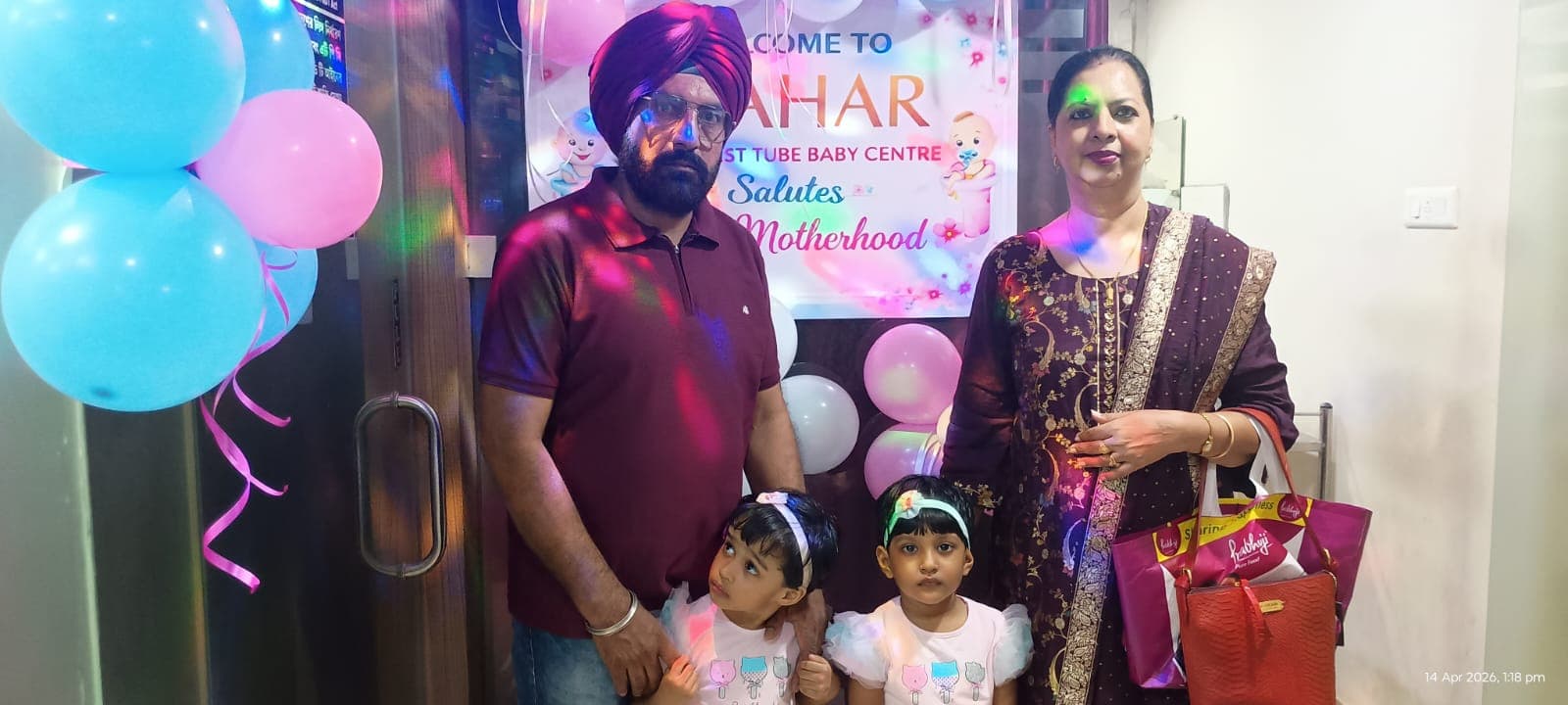 Happy parent at Jahar IVF 13
