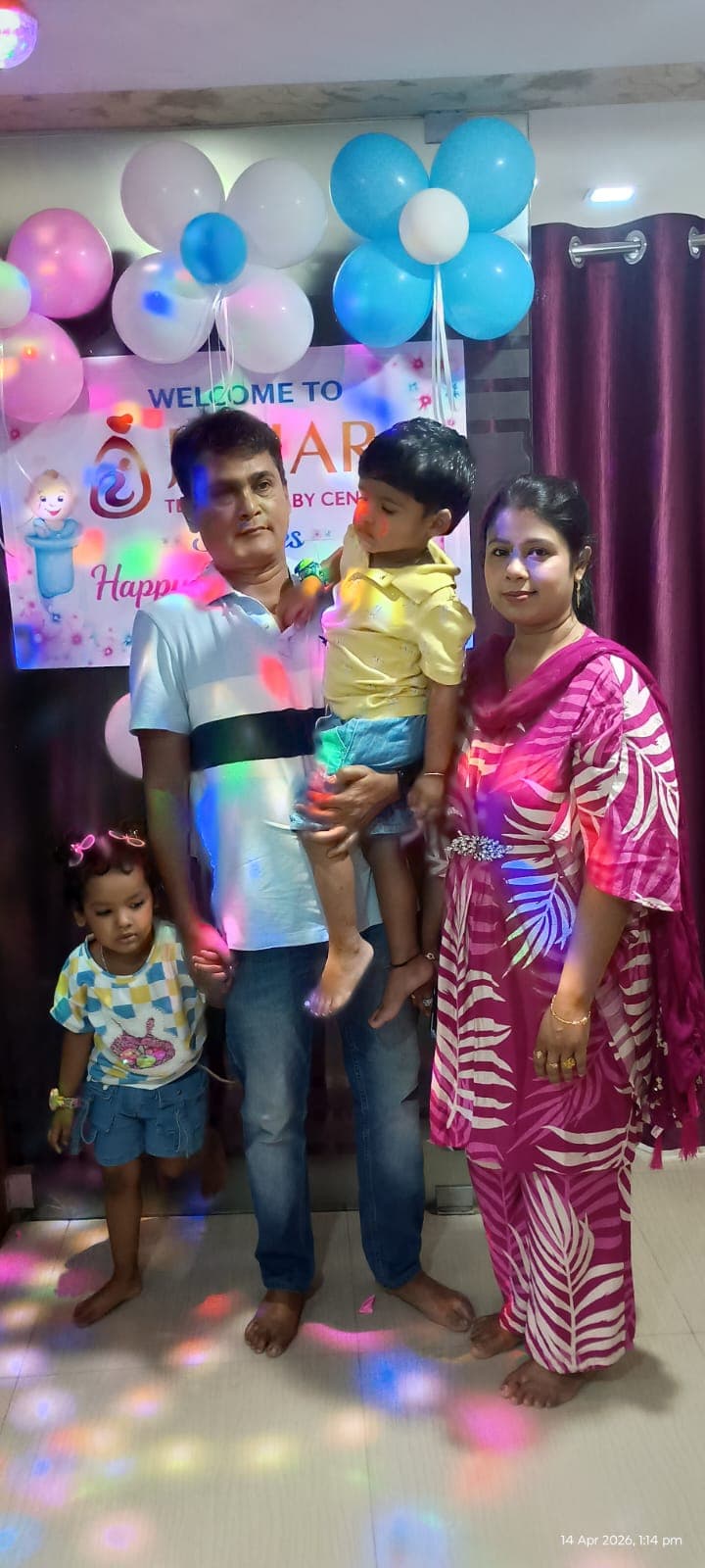 Happy parent at Jahar IVF 14