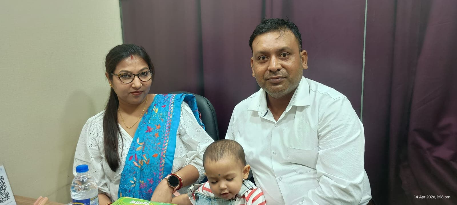 Happy parent at Jahar IVF 8